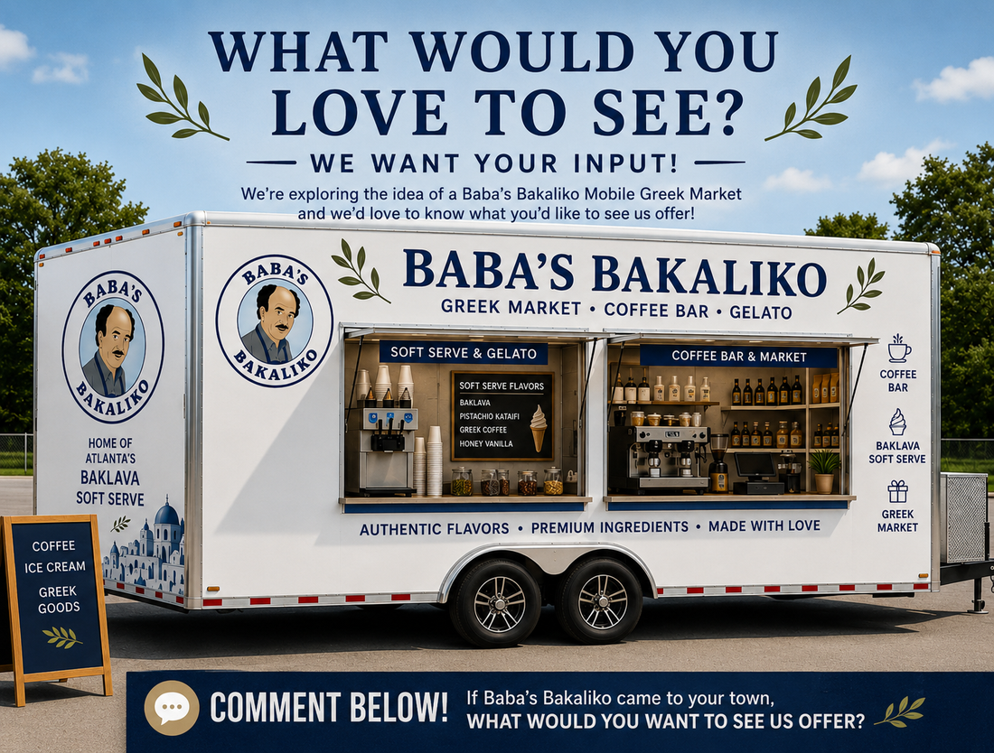 Could a Baba's Bakaliko Mobile Greek Market Be Coming? | Baba's Bakaliko